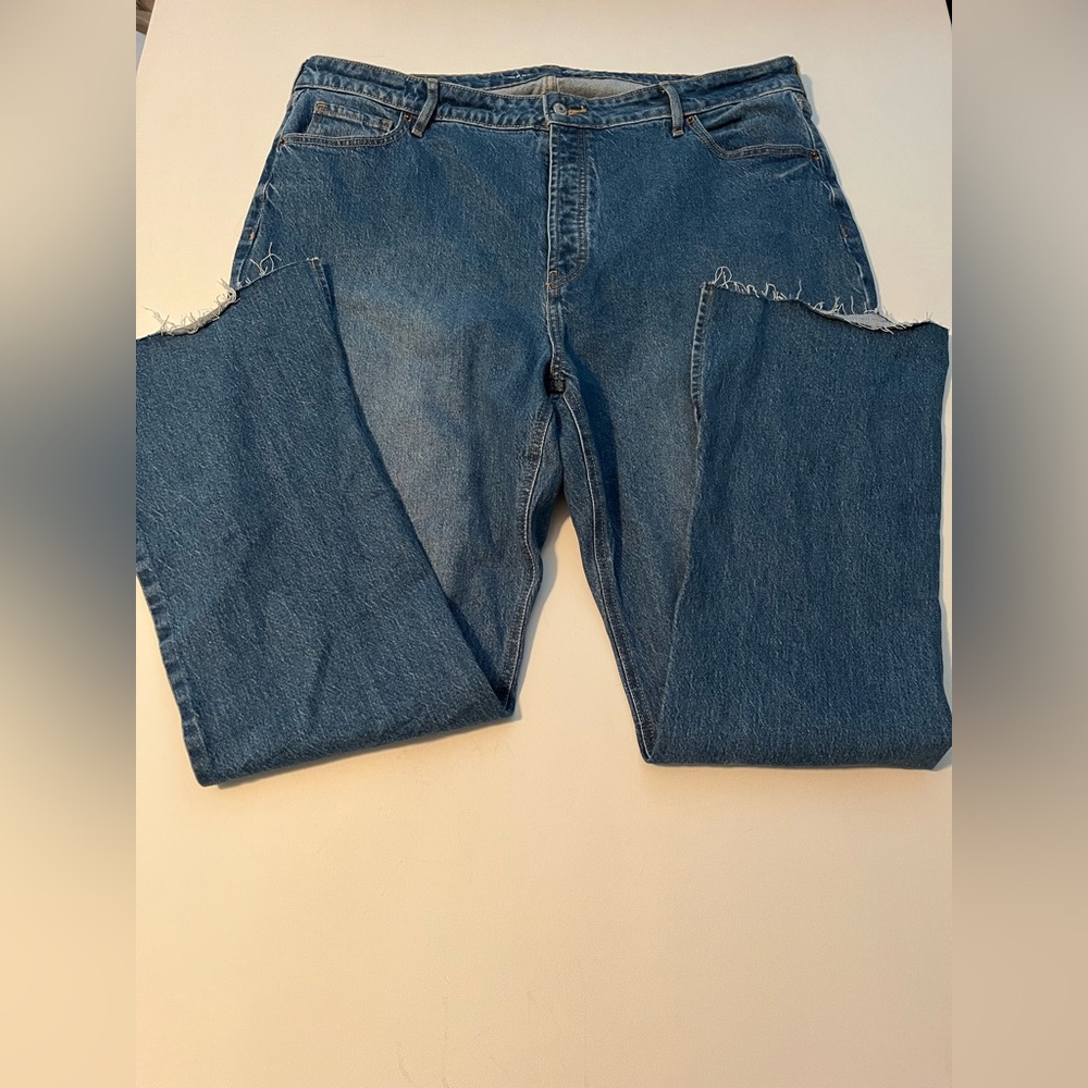 Old Navy Extra High-Rise Kicker Boot-Cut Jeans Button Fly 18